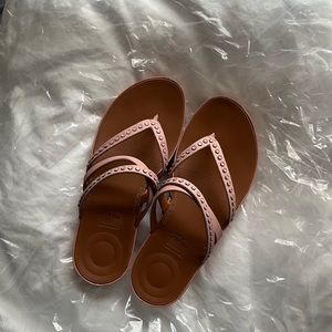 Pink Fitflop Platform Studded Sandals